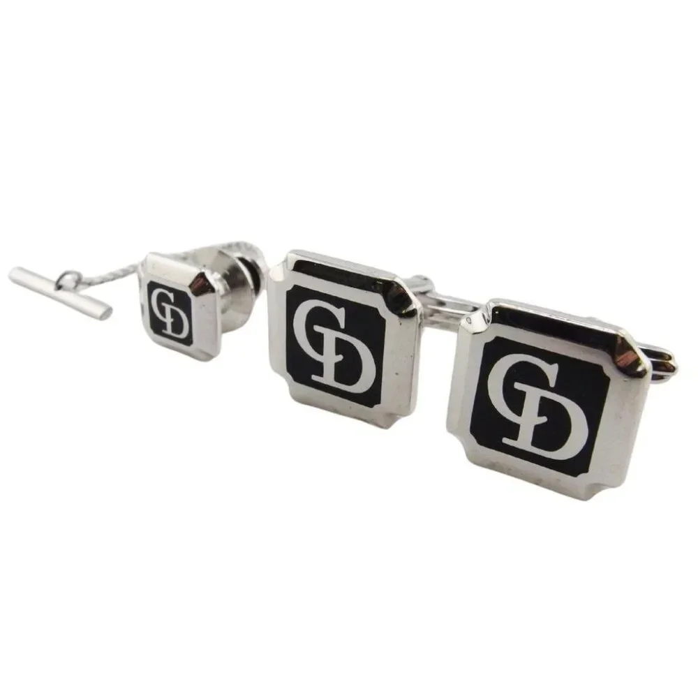 Dior cuffs Silverx black Women Authentic secondhand